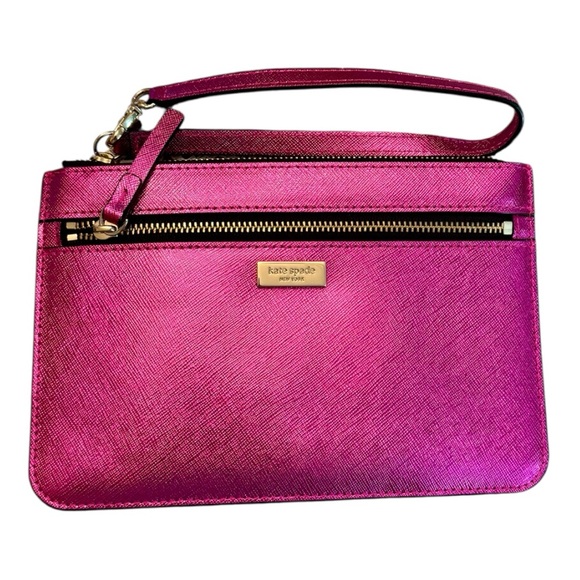Kate Spade Laurel Way Tinie Wristlet Baja Rose NWT